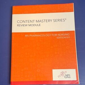 ATI RN Pharmacology Review Module - Orange Edition 8.0
